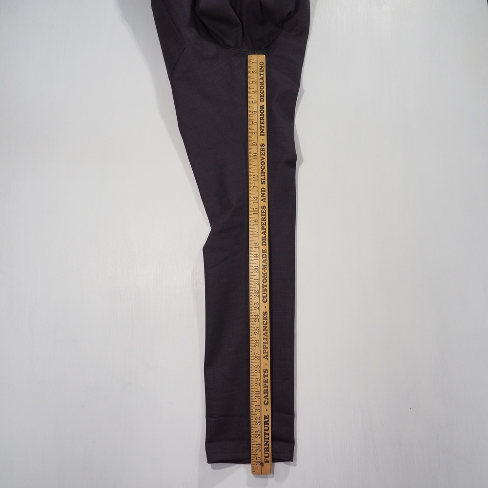 Slim Men's Jeans in Dark Charcoal with Red Selvedge Detail - Picture 11 of 16